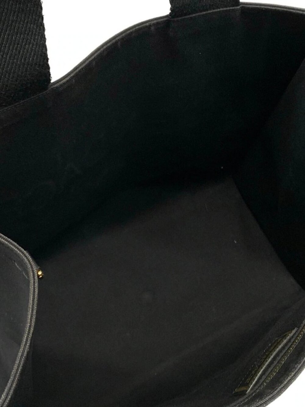 FENDI - 8BH395 Black Gold Canvas Tote Bag - Picture 13 of 15